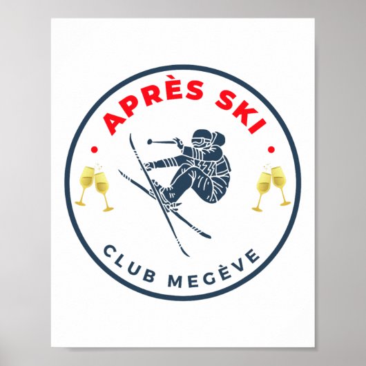 Franse Alpen Le Après Poster (Voorkant)