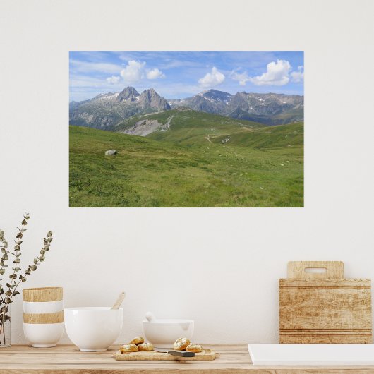 Franse Alpen Poster (Keuken)