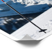 Franse Alpen skiposter Poster (Hoek)