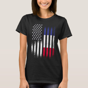 Franse Amerikaanse erfgoedmaand Frankrijk Patriot T-shirt