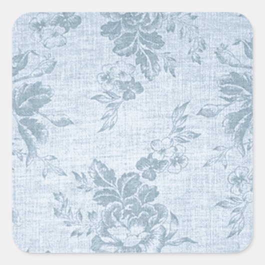 Franse Amour Vierkante Sticker (Voorkant)