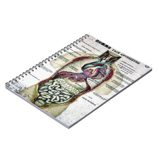  Franse anatomie notebook Notitieboek (Linkerzijde)