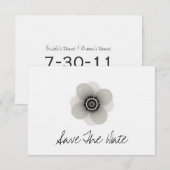 Franse Anemone Wedding Save the Date (Voorkant / Achterkant)