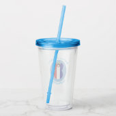 Franse Angel Bastille dag gepersonaliseerd Acryl Drinkbeker (Achterkant)