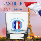Franse Angel Bastille dag gepersonaliseerd Whisky Glas