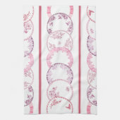 Franse Antiek Borden | RODE keukenhanddoek (Verticaal)