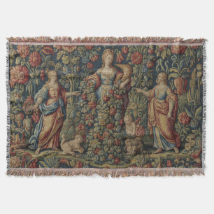 Franse antieke stijl Romeinse godin Abundantia Deken