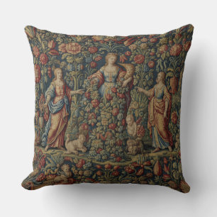 Franse antieke stijl Romeinse godin Abundantia Kussen