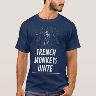 Franse apen verenigen t-shirt