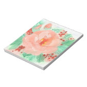 Franse aquarelroos notitieblok (Linkerzijde)
