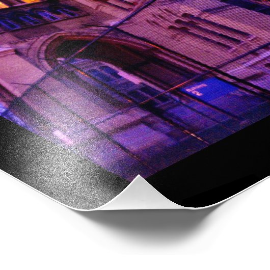 Franse architectuur foto afdruk (Hoek)