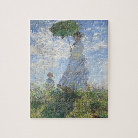 Franse Art Claude Monet Moeder en Zoon Legpuzzel (Verticaal)
