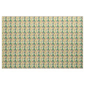  Franse Art Deco Tropical Flowers Pattern Stof (Yard (91,4 cm))
