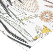 Franse Art Nouveau Waterlily Flower Table Runner Lange Tafelloper (Hoek)