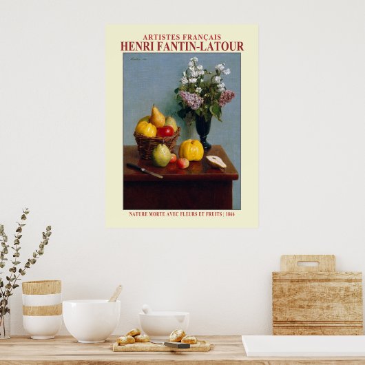 Franse artiesten EP nr. 1 Poster (Keuken)