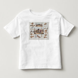 Franse artillerie uit de 14e en 15e eeuw kinder shirts