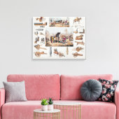 Franse artillerie uit de veertiende en vijftiende canvas afdruk (Insitu (Woonkamer))