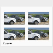  Franse auto Rechthoekige Sticker (Vel)