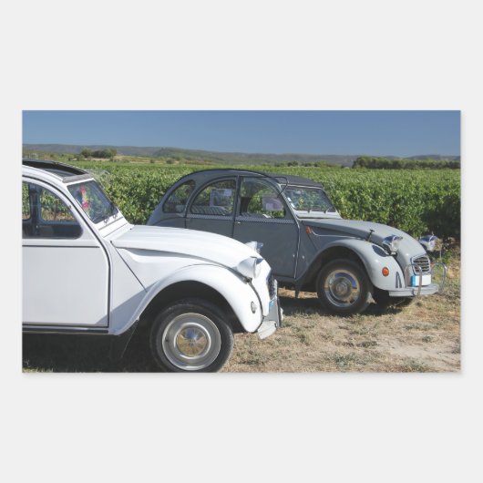  Franse auto Rechthoekige Sticker (Voorkant)