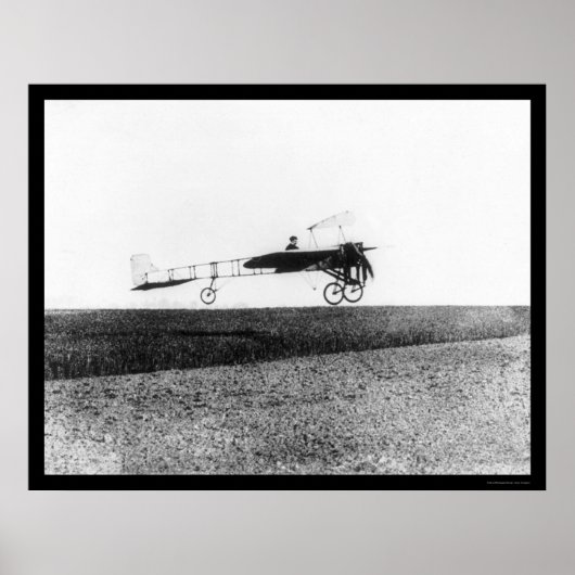 Franse Aviator Louis Bleriot 1909 Poster (Voorkant)