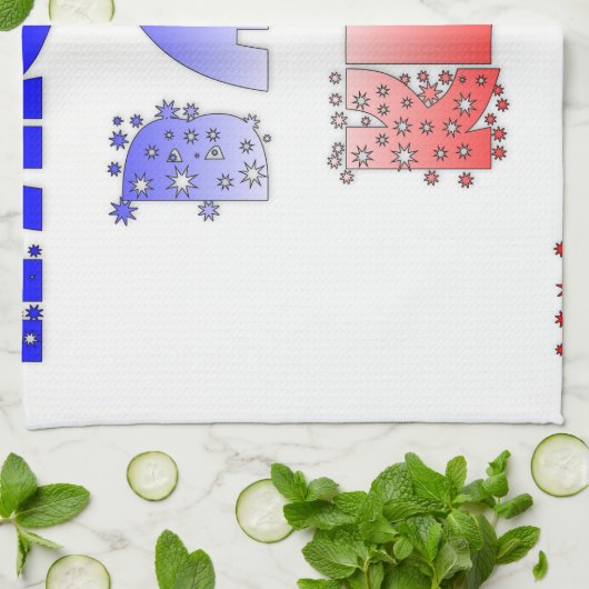 Franse Baby Kinder Hakuna Matata.png Theedoek (Gevouwen)