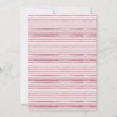 Franse Baby shower voor roze meisjes Kaart (Achterkant)