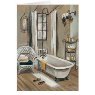 Franse badkamer met Bathtub