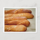 Franse baguette brood foto briefkaart (Voorkant)