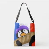 Franse Baguette Penguin Crossbody Tas (Achterkant)