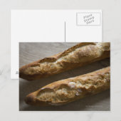 Franse baguettes, Frans brood, close-up Briefkaart (Voorkant / Achterkant)