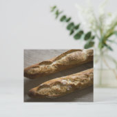 Franse baguettes, Frans brood, close-up Briefkaart (Staand voorkant)