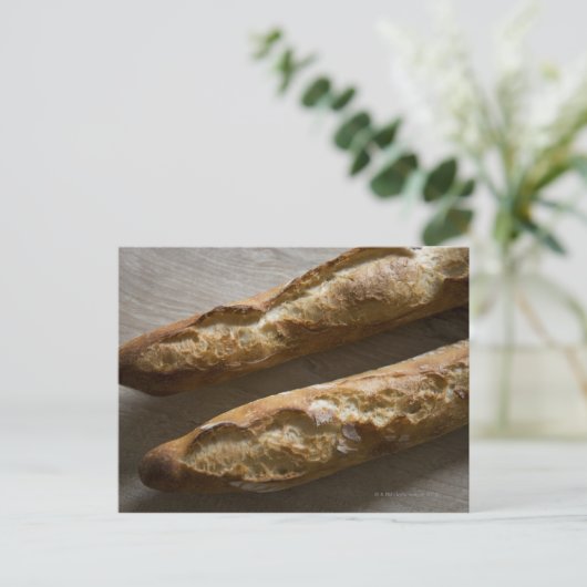 Franse baguettes, Frans brood, close-up Briefkaart (Staand voorkant)