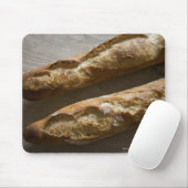 Franse baguettes, Frans brood, close-up Muismat (Met muis)
