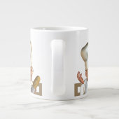 Franse Baker Grote Koffiekop (Achterkant)