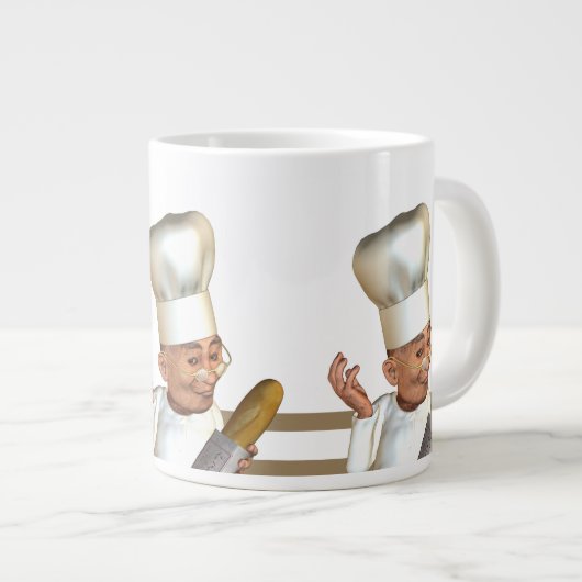 Franse Baker Grote Koffiekop (Voorkant rechts)