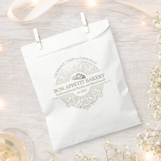 Franse Bakery Croissant Boulangerie Bedankzakje (Geknipt)