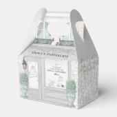 Franse bakkerij - afe Patisserie Gray Favor Box Bedankdoosjes (Voorkant Zijde)
