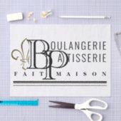 Franse bakkerij Boulangerie Fleur de Lis Decoupage Tissuepapier (Craft)
