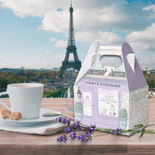 Franse Bakkerij Cafe Patisserie Lavendel Bedankdoosjes