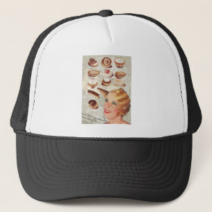 franse bakkerij cupcake gebak desserts trucker pet