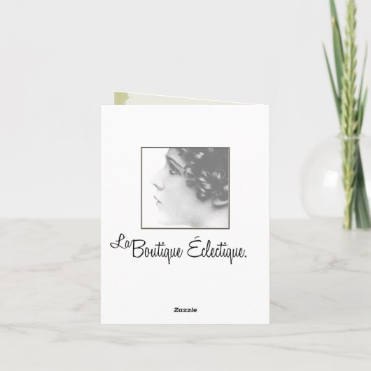 Franse bakkerij gepersonaliseerde Kaarten (Achterkant)