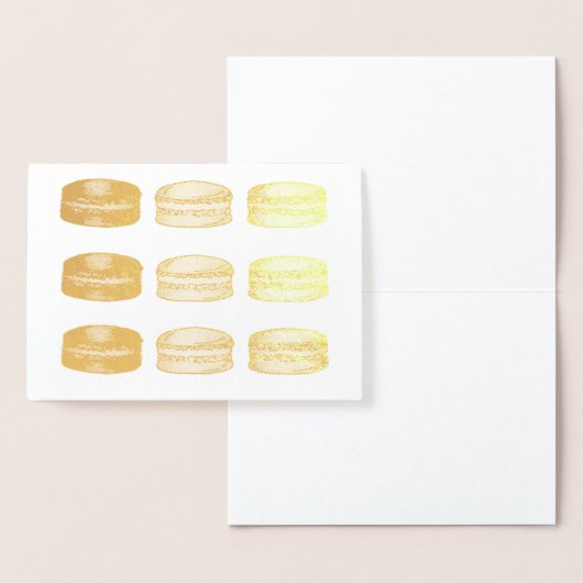 Franse bakkerij Macaron Cookies voedselbanketbakke Folie Kaarten (Display)