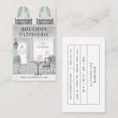 Franse bakkerij Patisserie Cafe Gray Visitekaartje (Voorkant / Achterkant)