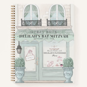 Franse bakkerij Patisserie Gr Bat Mitzvah Guest Bo Notitieboek