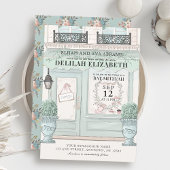 Franse bakkerij Patisserie Paris Green Bat Mitswa Kaart