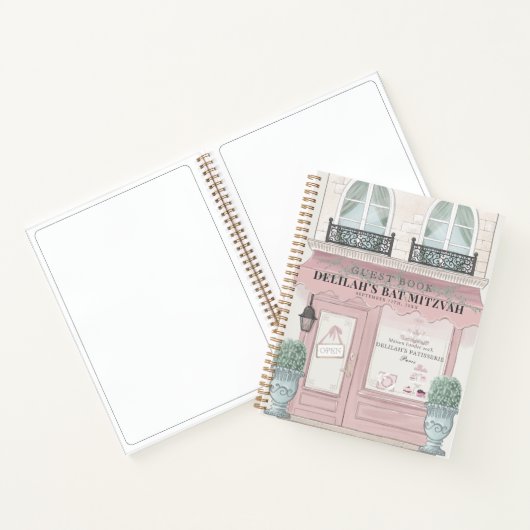Franse bakkerij Patisserie Pk Bat Mitswa Guest Boo Notitieboek (Binnen)