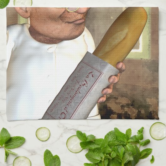 Franse bakkerij Tea Towels Theedoek (Gevouwen)