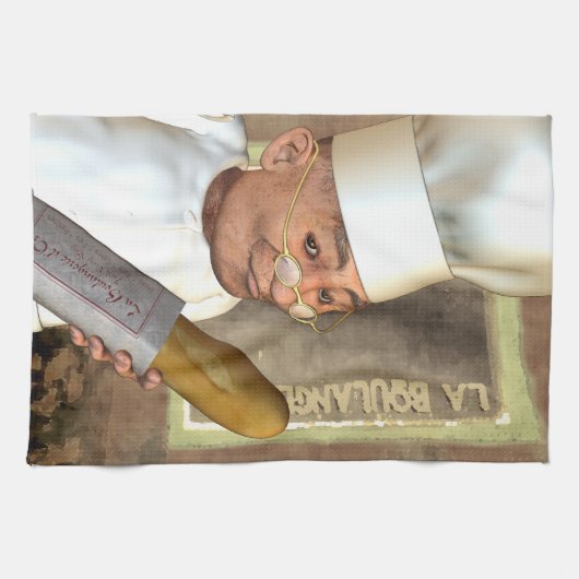 Franse bakkerij Tea Towels Theedoek (Horizontaal)