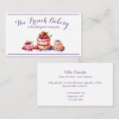 Franse bakkerij visitekaartje (Voorkant / Achterkant)