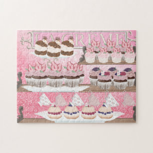 Franse bakkerijwinkel - Cupcake Shelly Cute Legpuzzel